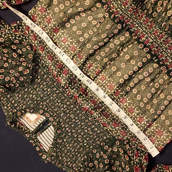 Anthropologie Rhiannon Floral Mini Dress Size Medium - Picture 4 of 4